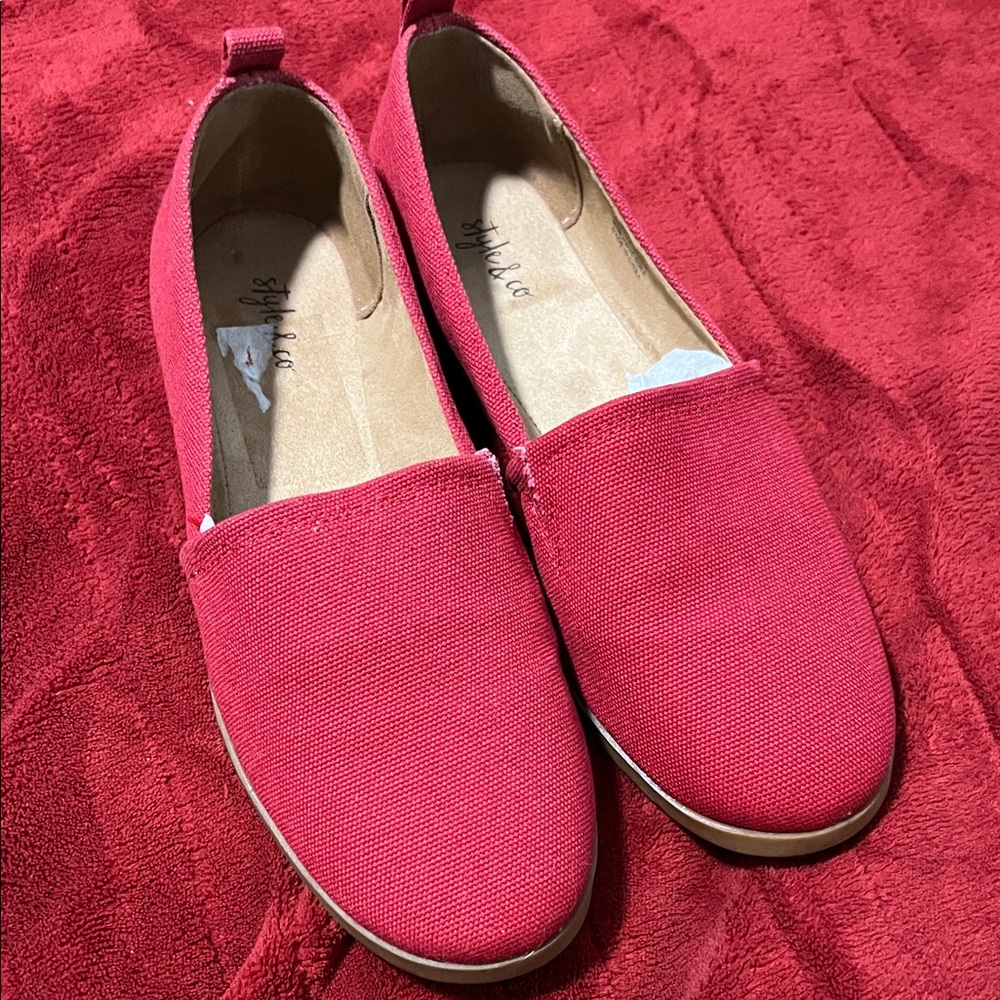Style & Co. Vibrant red Loafers